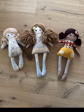 Organic rag dolls